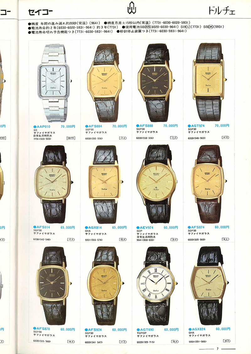 Seiko Catalog