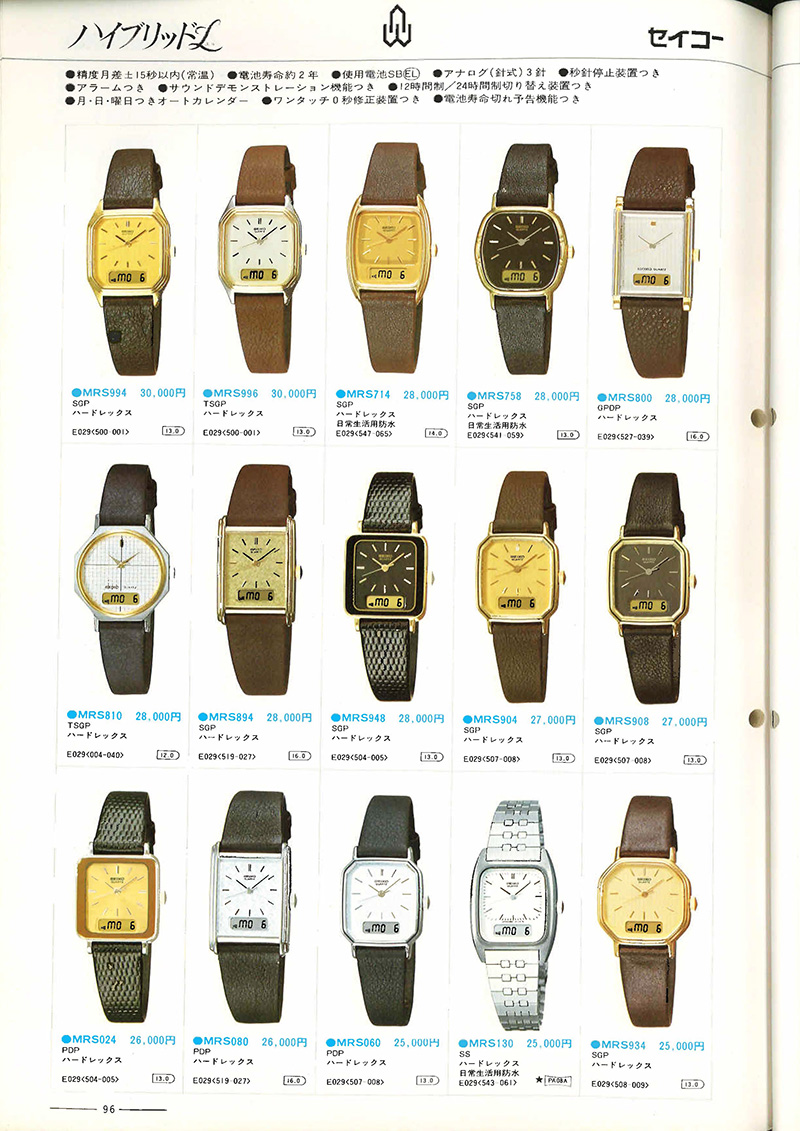 Seiko Catalog