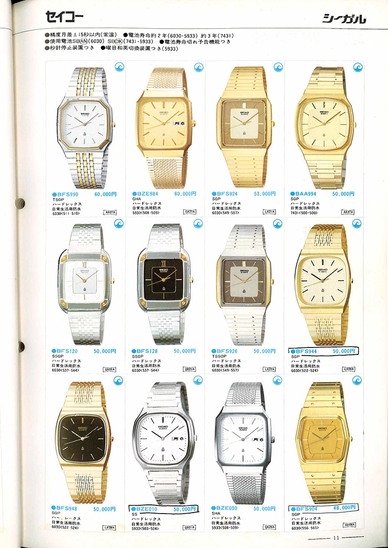 Seiko Catalog