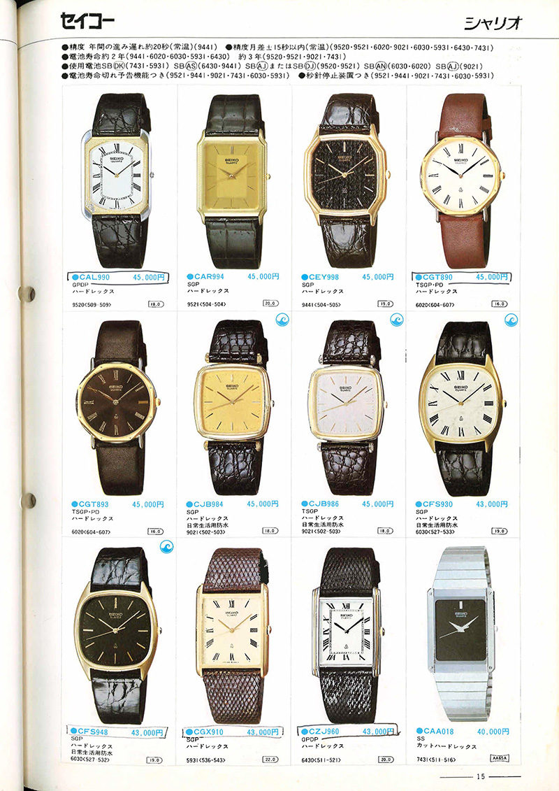 Seiko Catalog