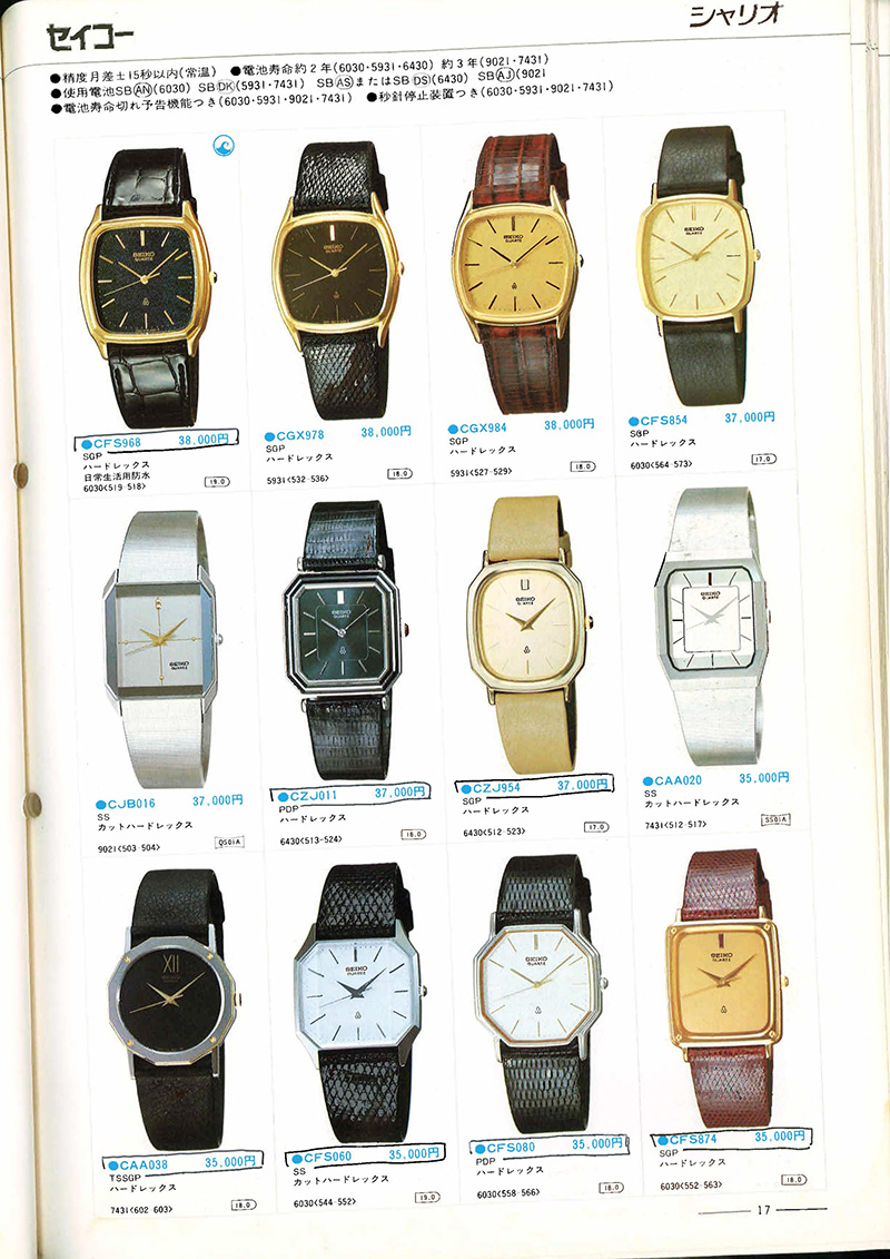 Seiko Catalog