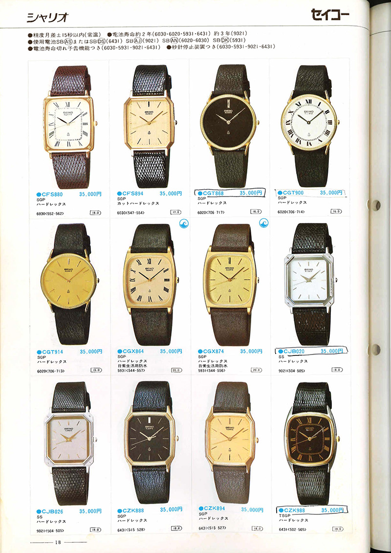 Seiko Catalog