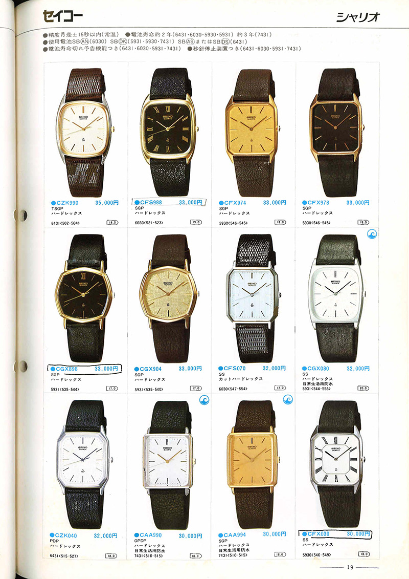 Seiko Catalog