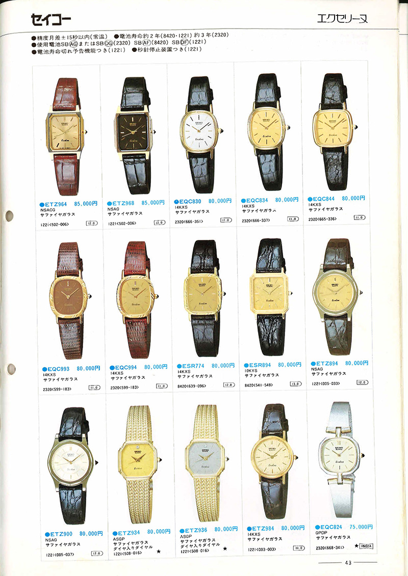 Seiko Catalog