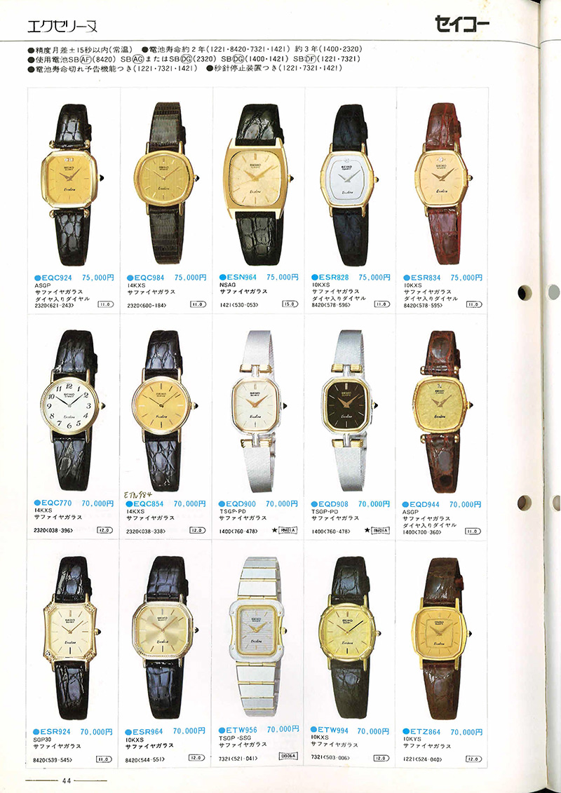 Seiko Catalog