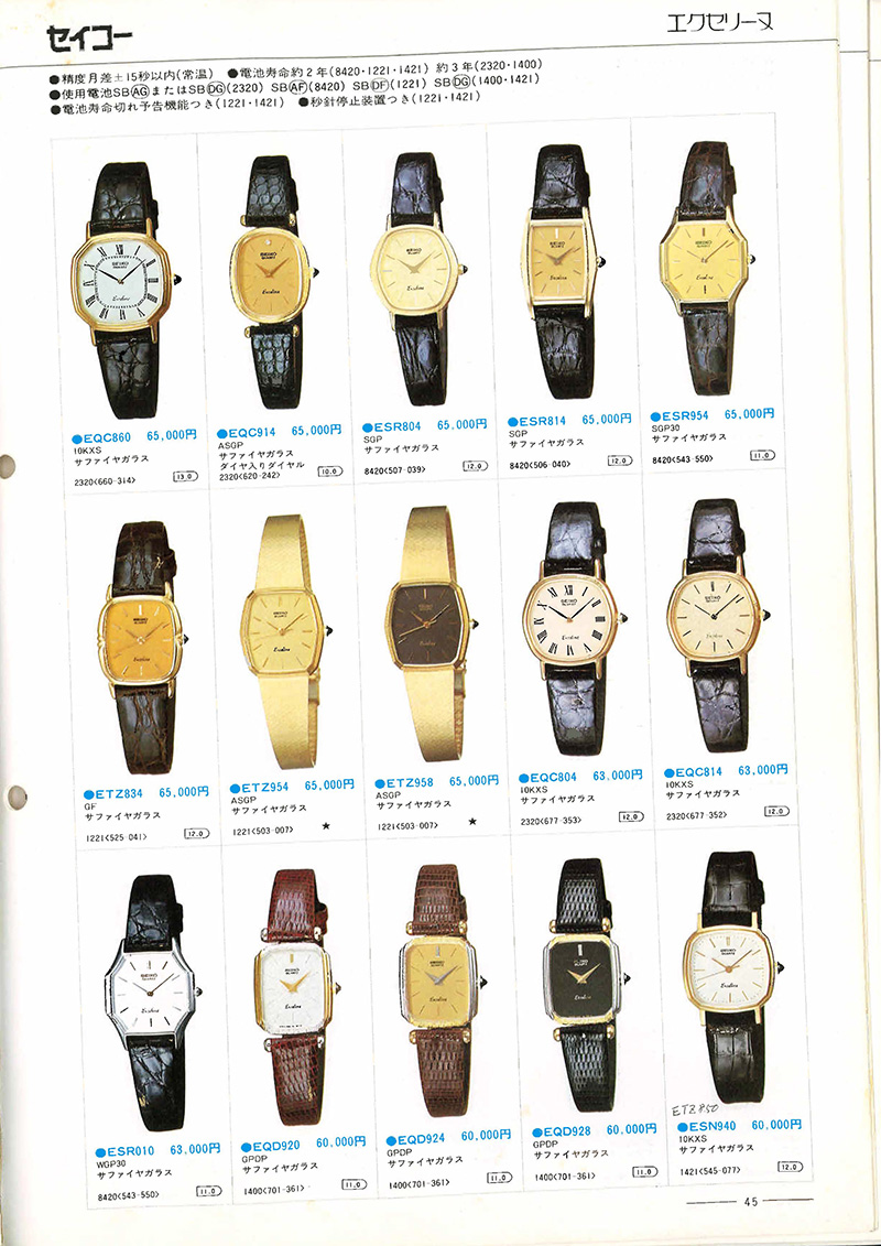 Seiko Catalog