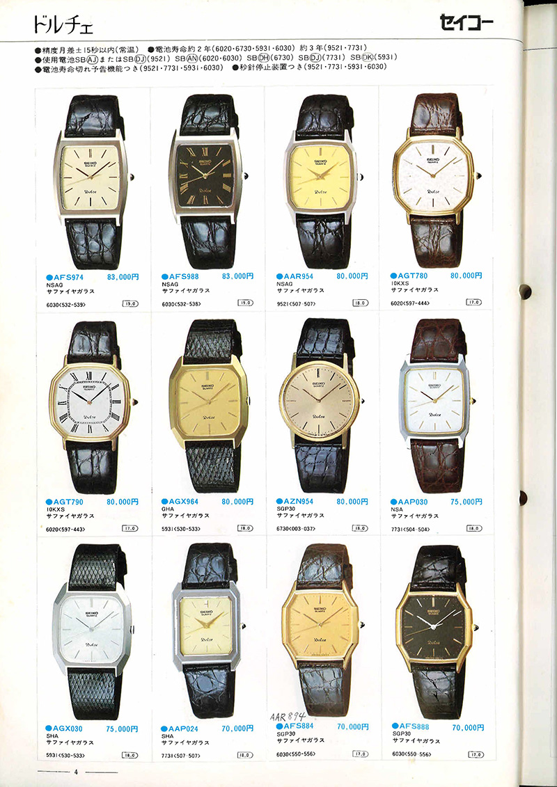 Seiko Catalog