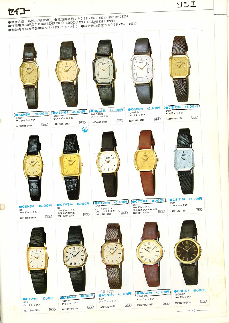 Seiko Catalog