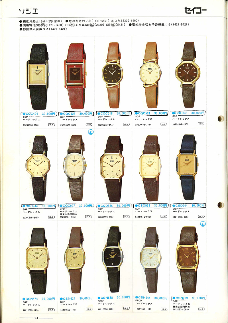 Seiko Catalog