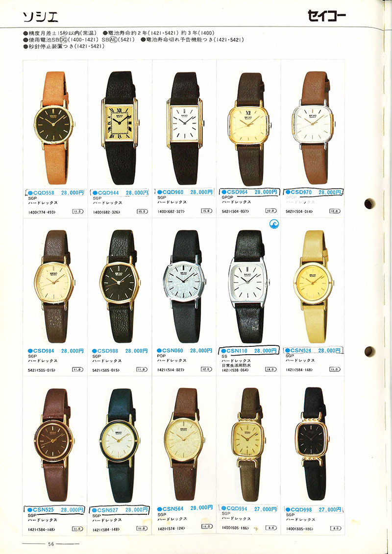Seiko Catalog