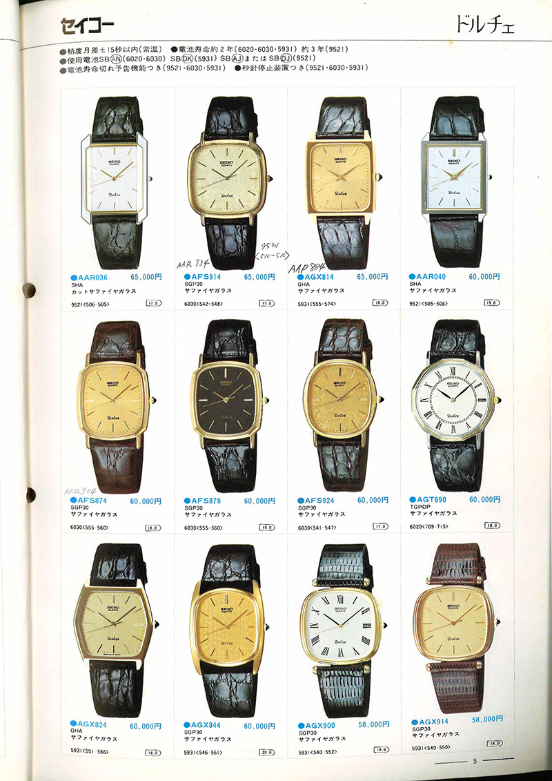 Seiko Catalog