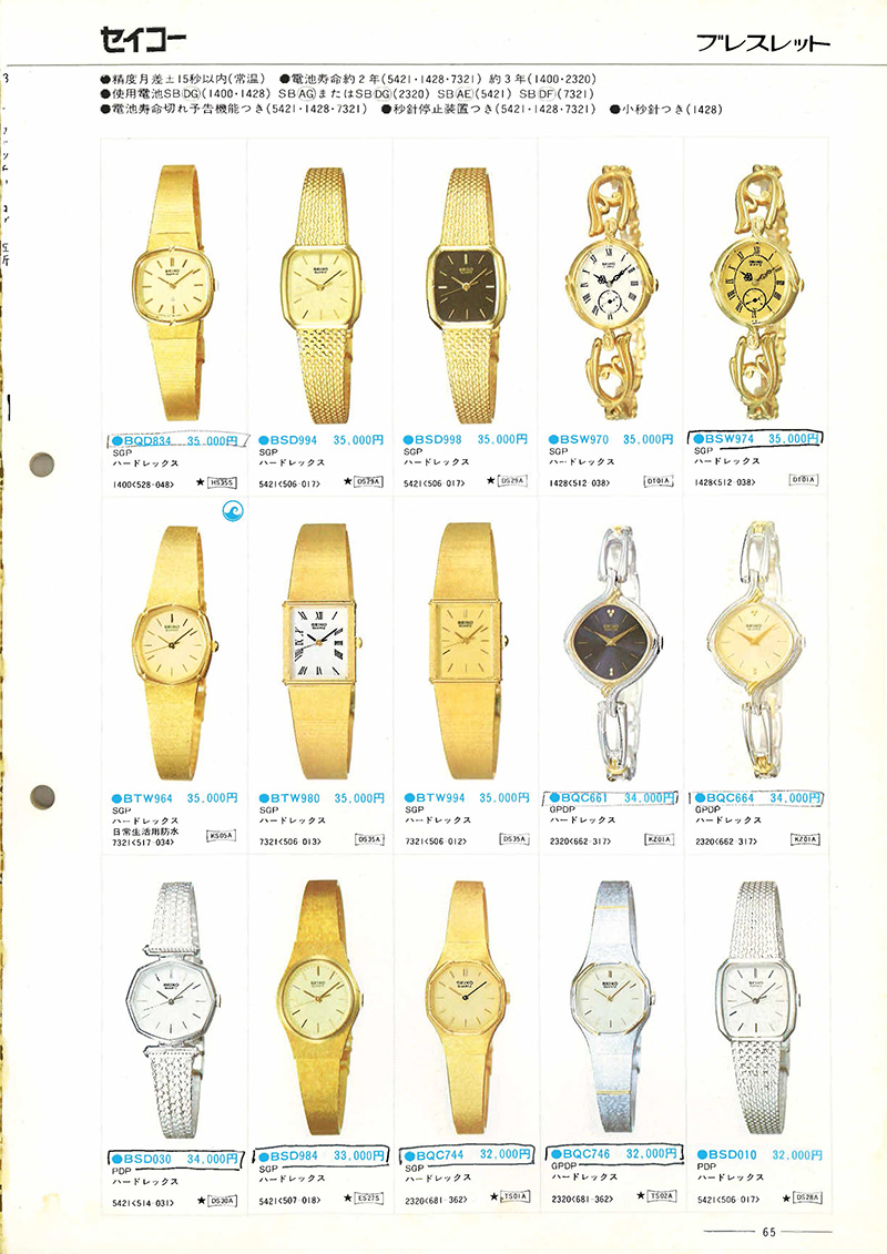 Seiko Catalog