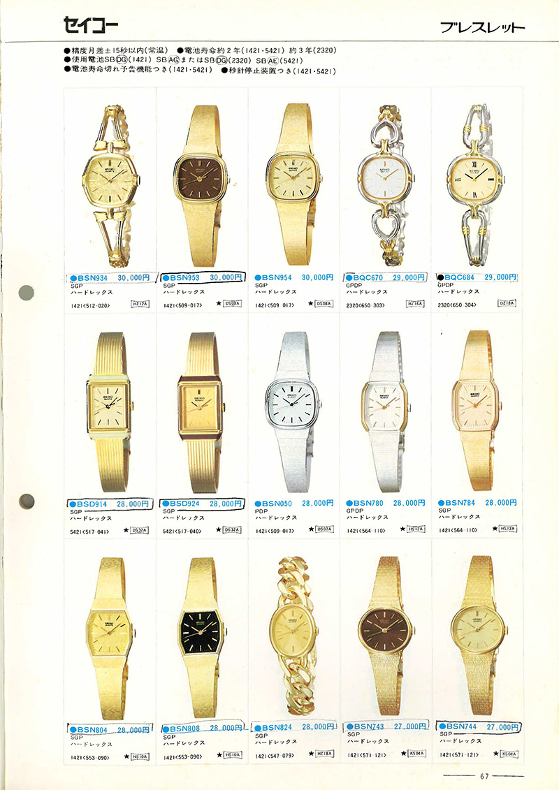 Seiko Catalog