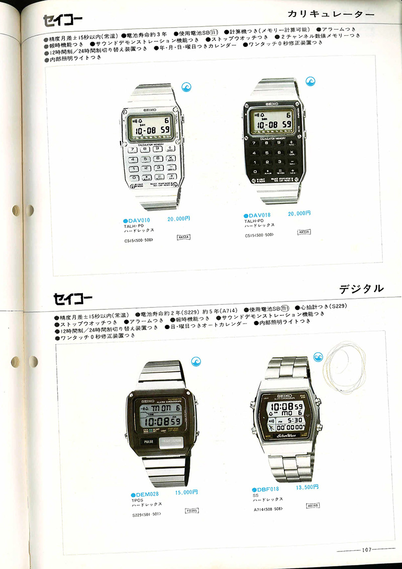 Seiko Catalog