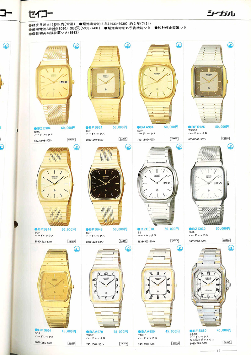 Seiko Catalog