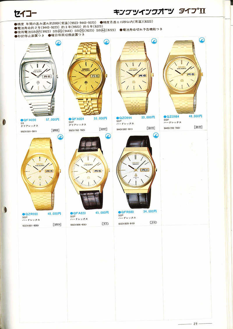 Seiko Catalog