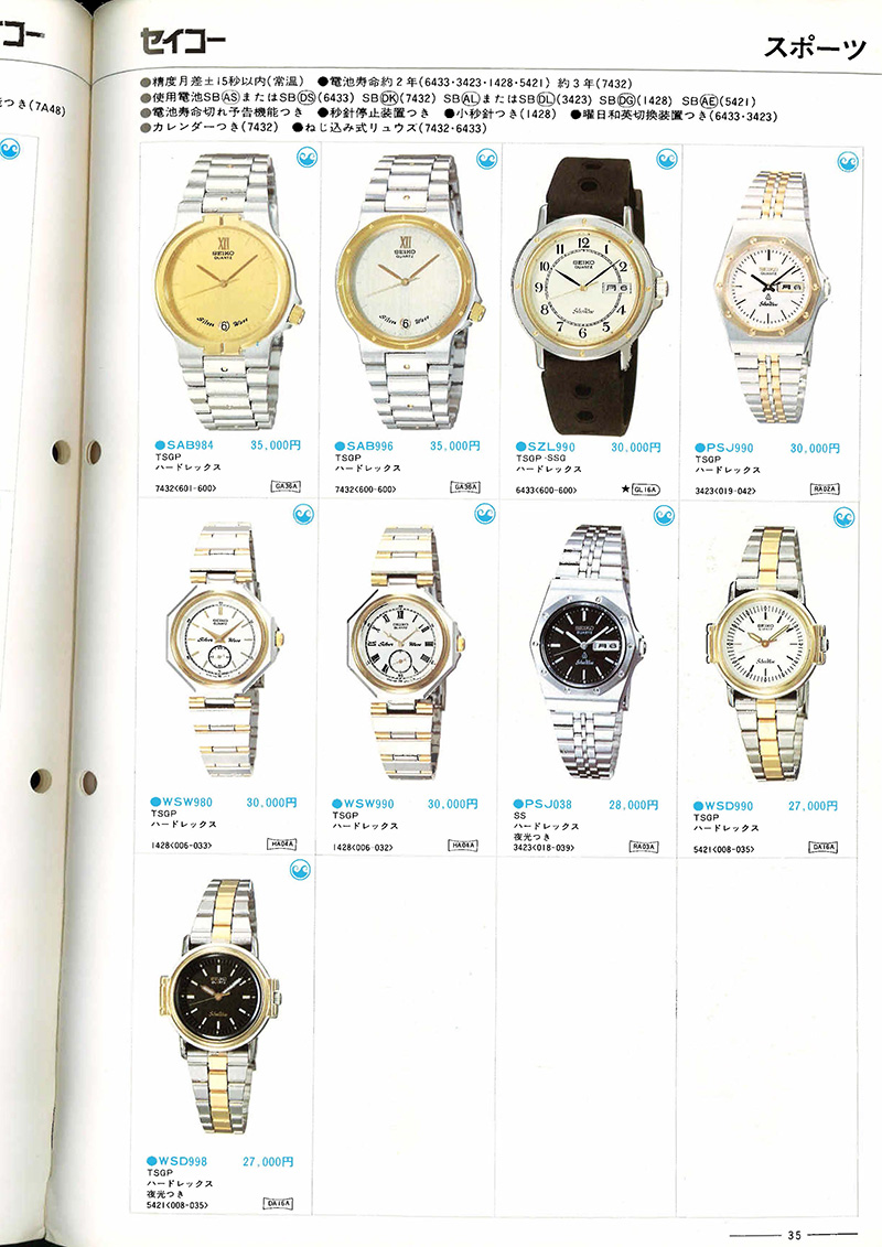 Seiko Catalog