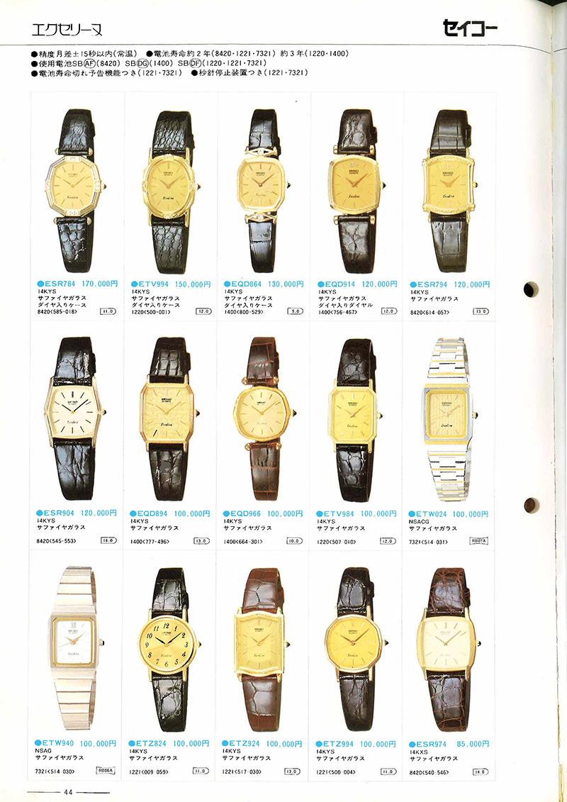 Seiko Catalog