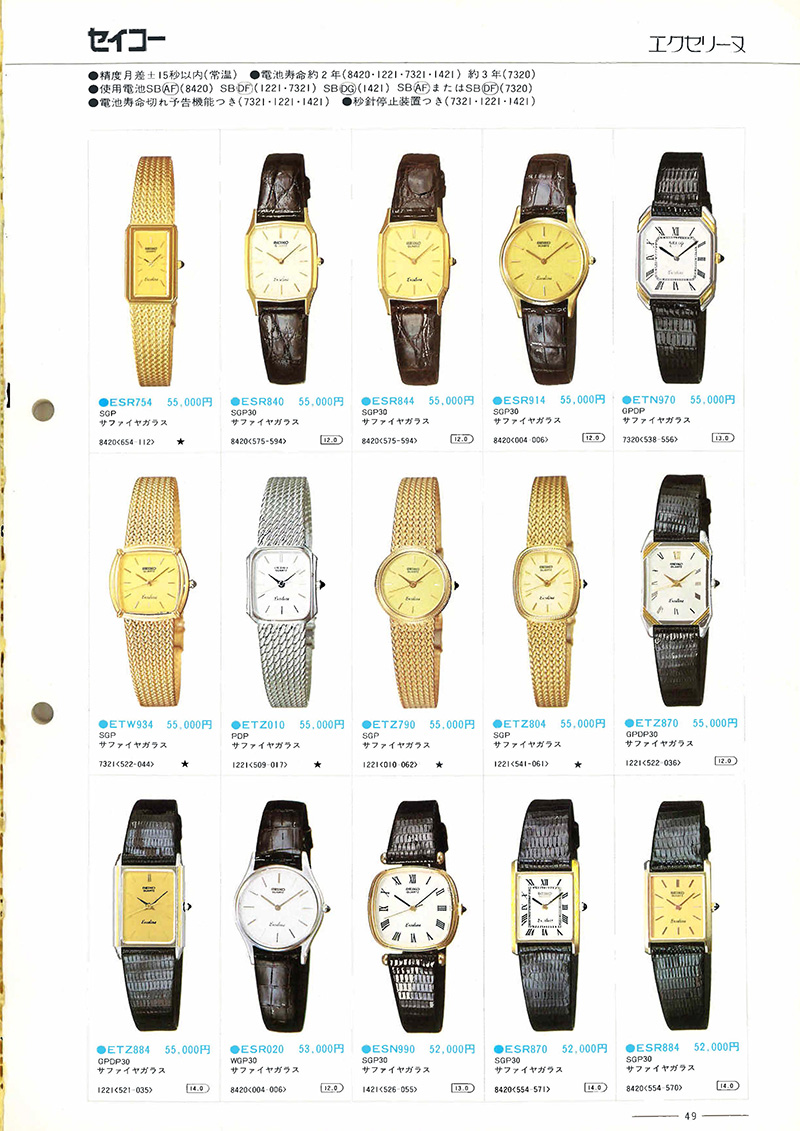Seiko Catalog