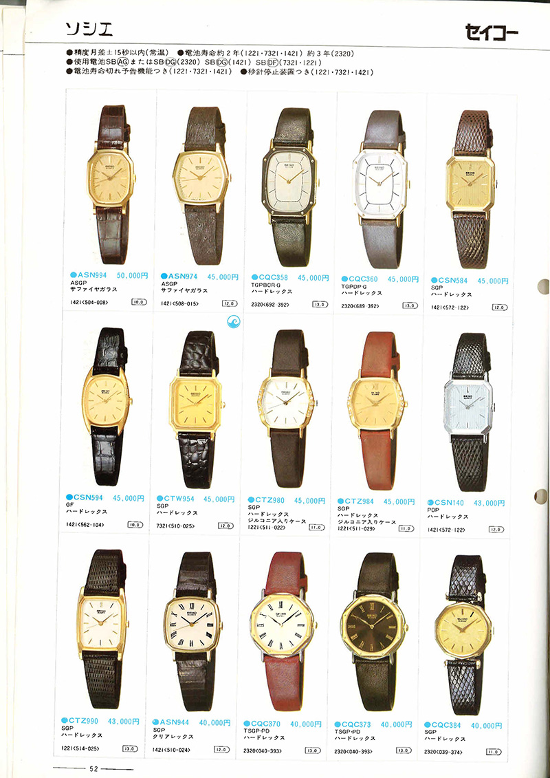 Seiko Catalog