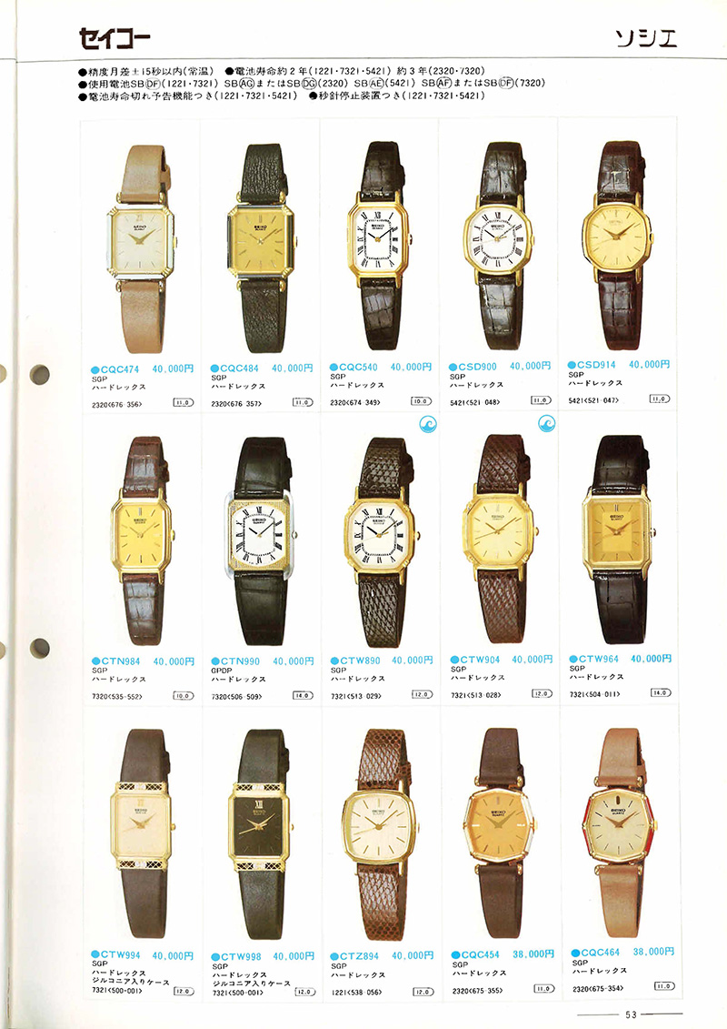 Seiko Catalog
