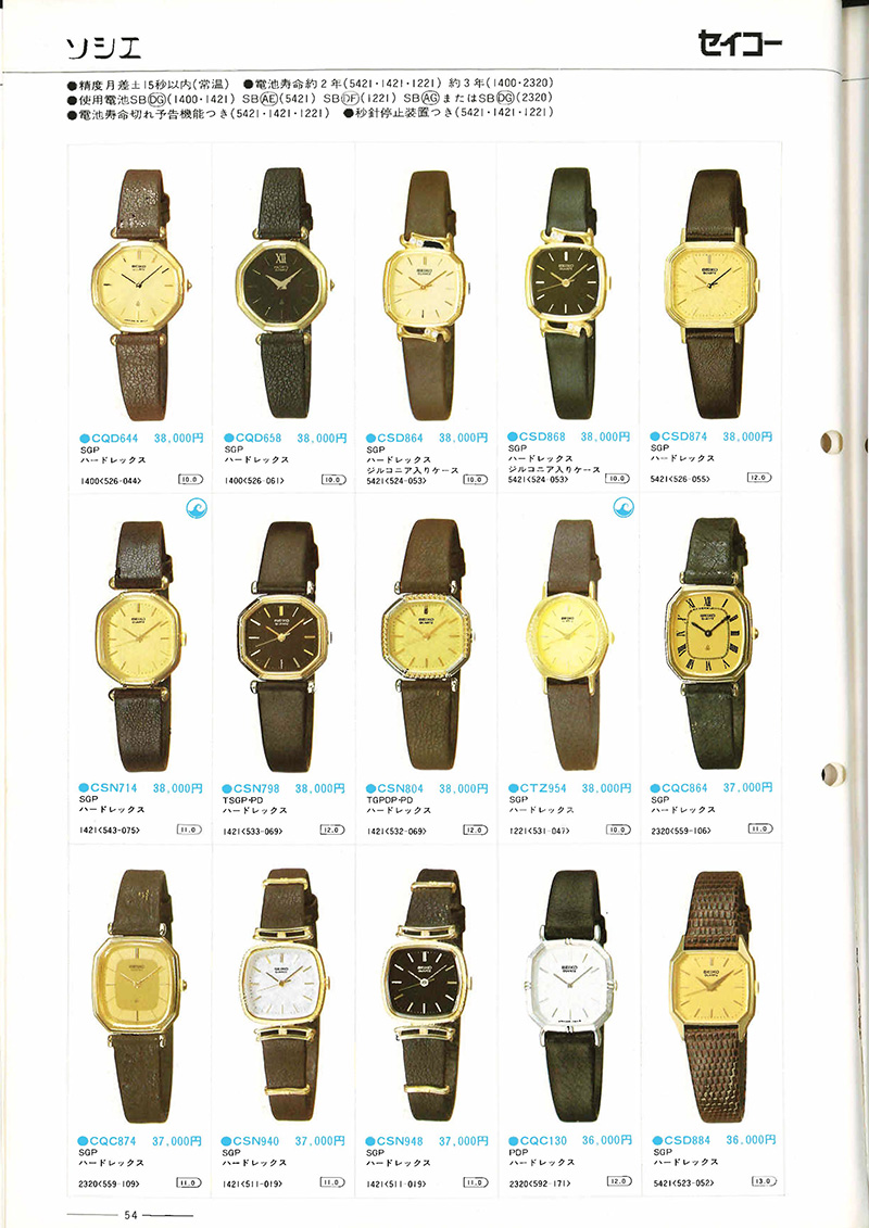 Seiko Catalog