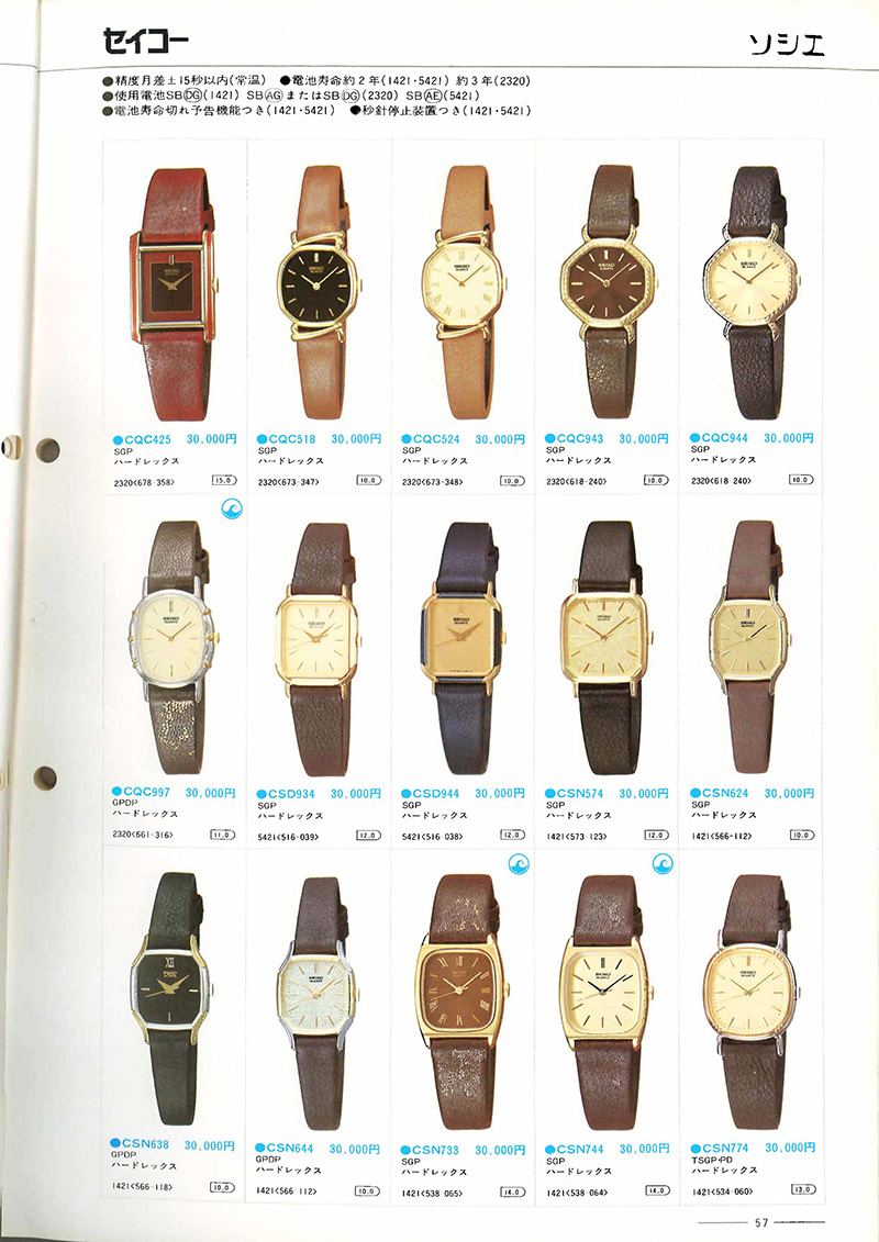 Seiko Catalog