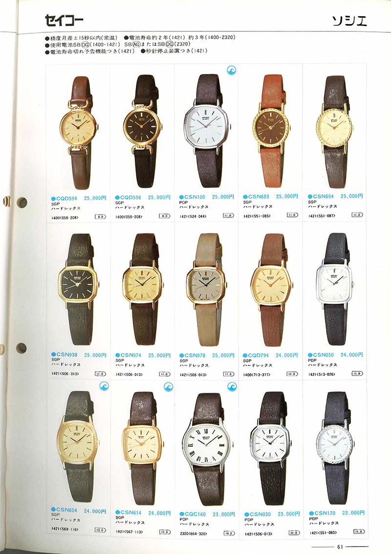 Seiko Catalog