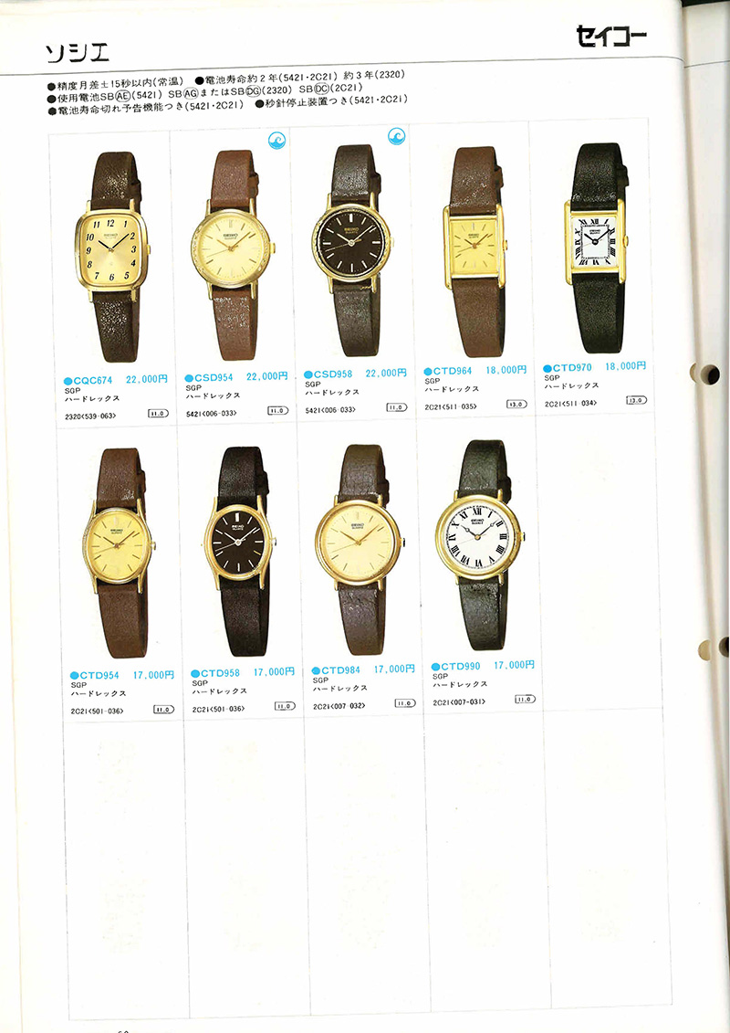 Seiko Catalog