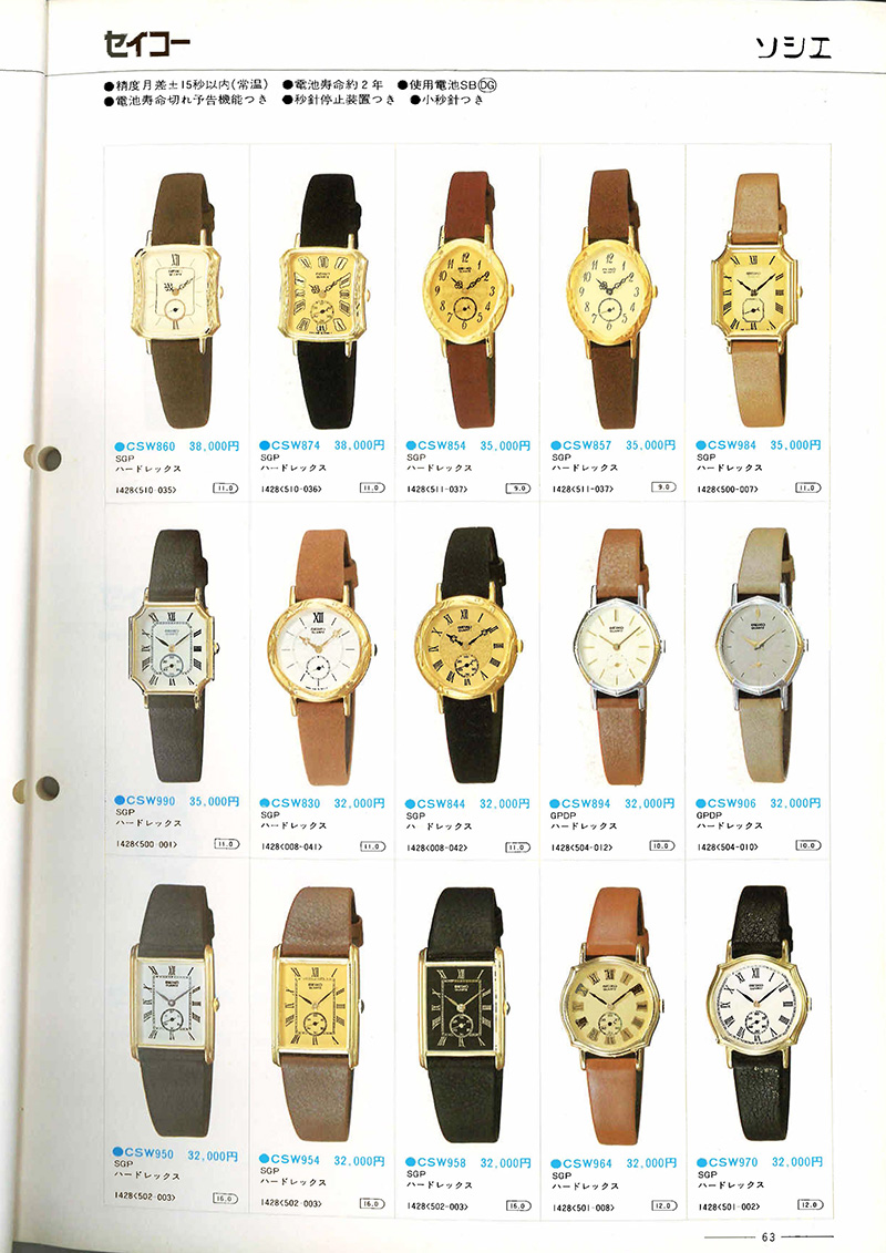 Seiko Catalog
