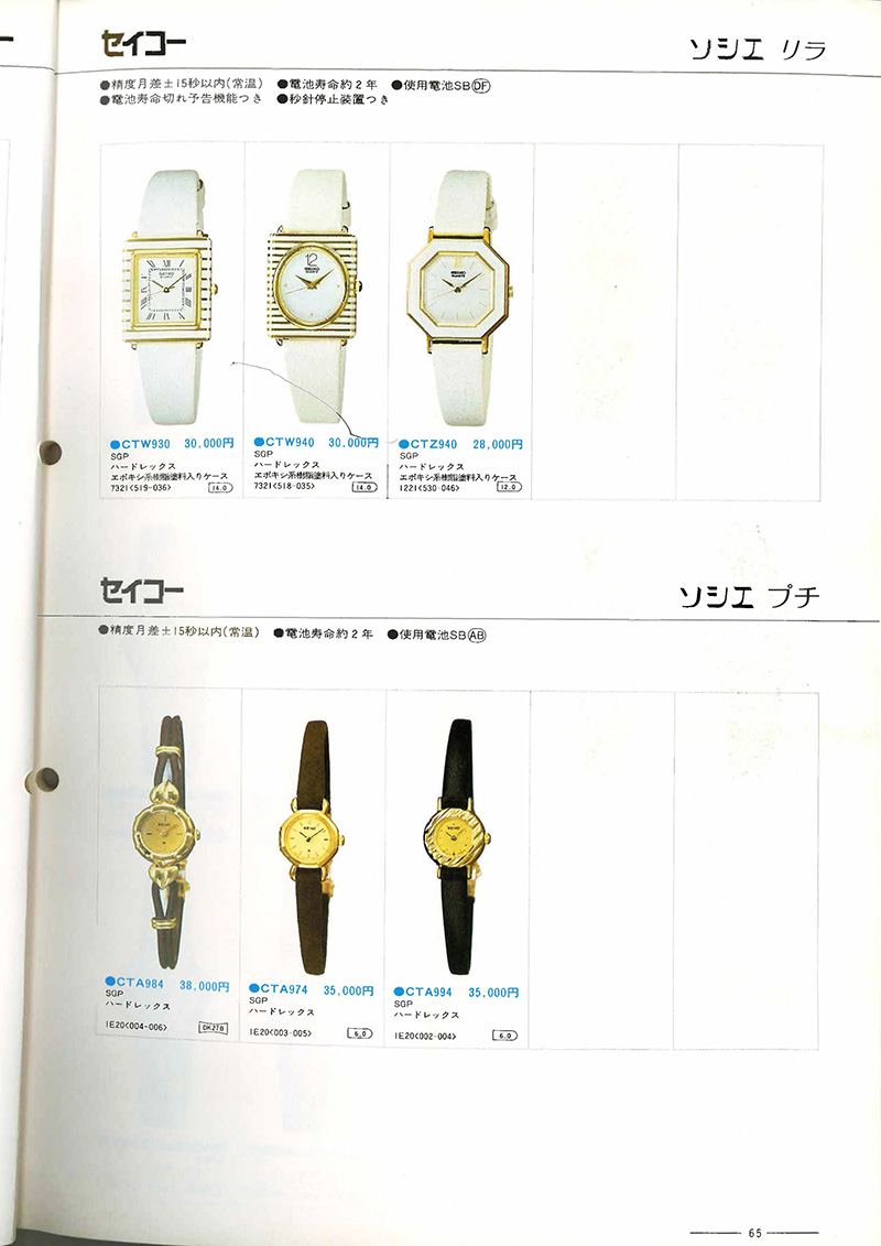 Seiko Catalog