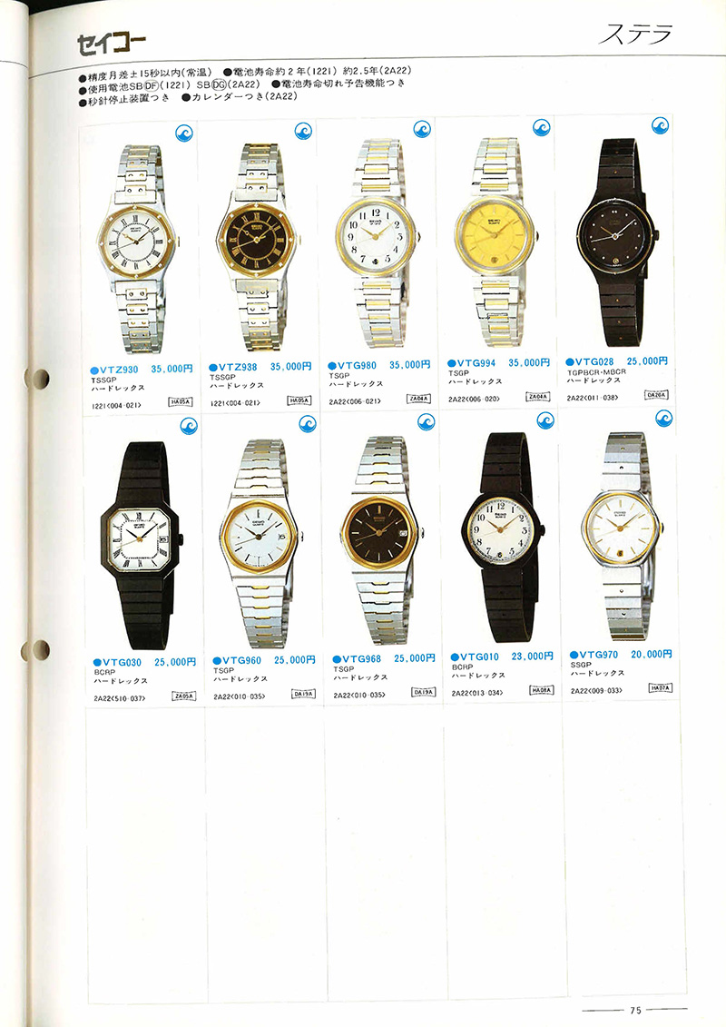 Seiko Catalog