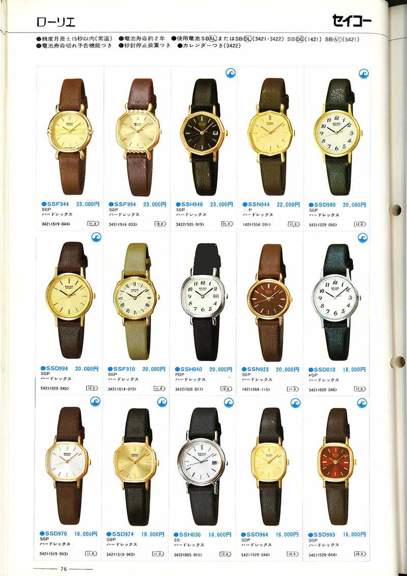 Seiko Catalog