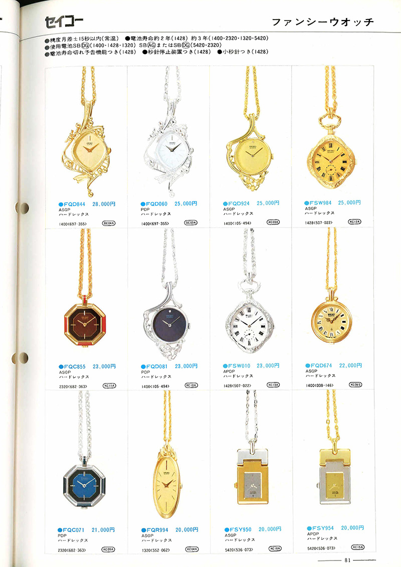 Seiko Catalog