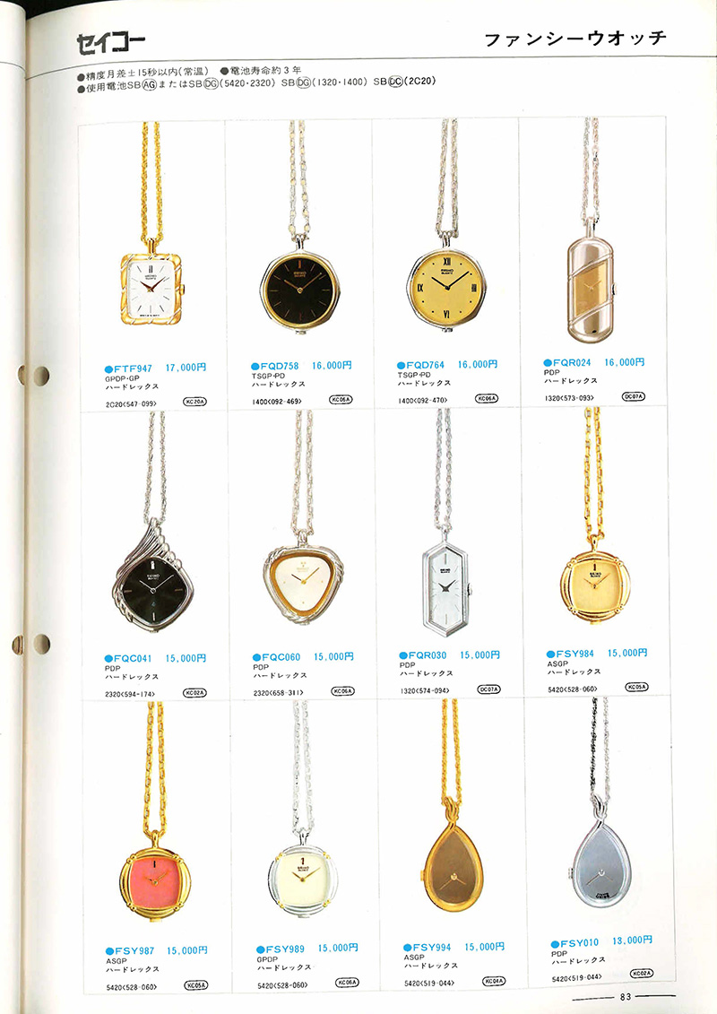 Seiko Catalog