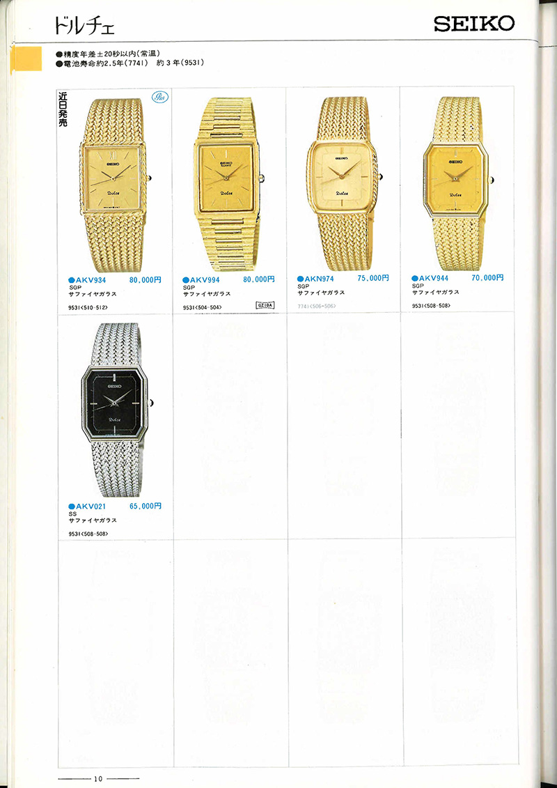 Seiko Catalog