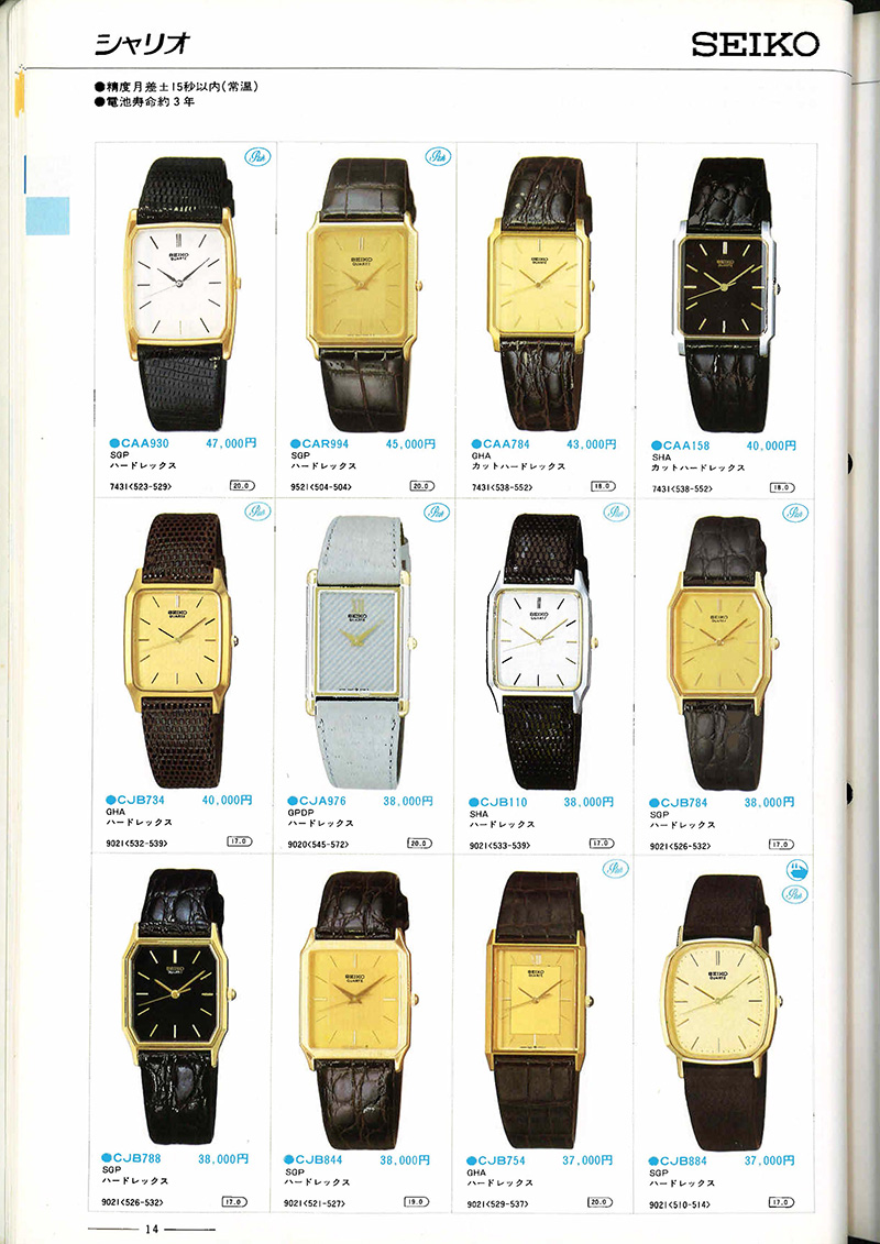 Seiko Catalog