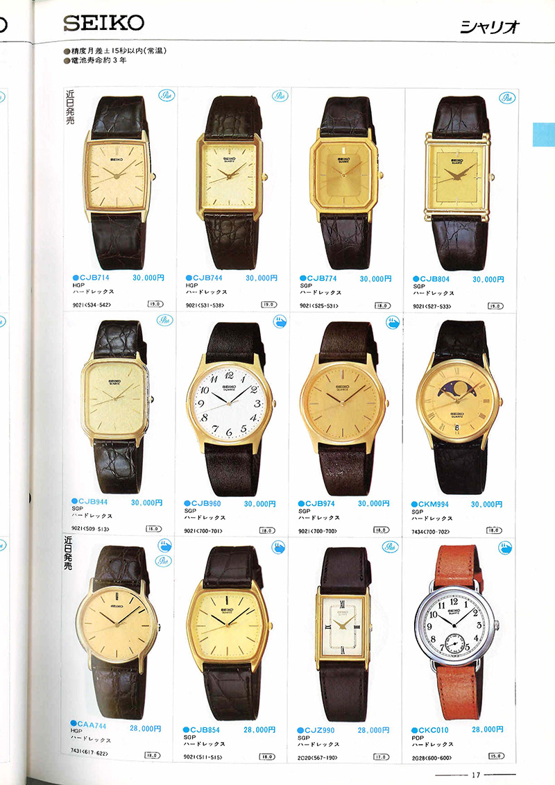 Seiko Catalog