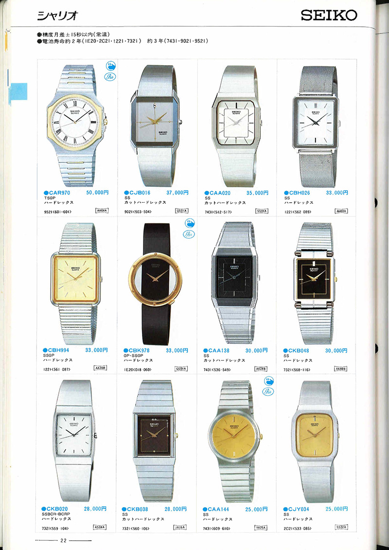 Seiko Catalog