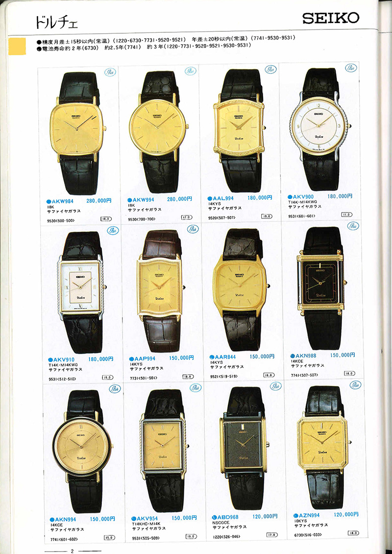 Seiko Catalog