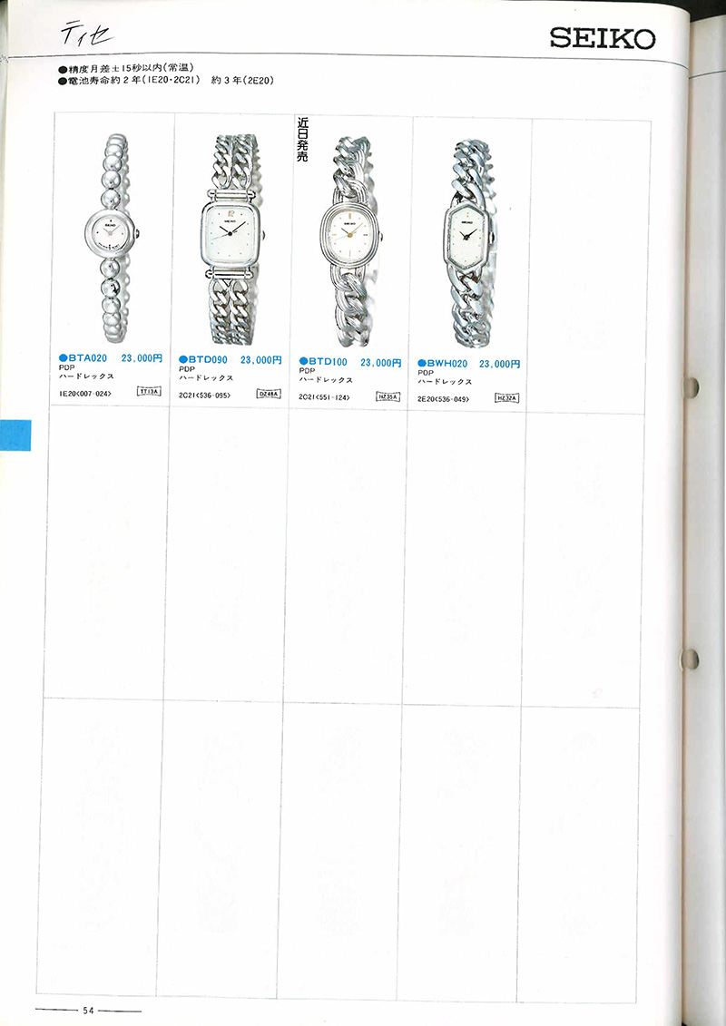 Seiko Catalog