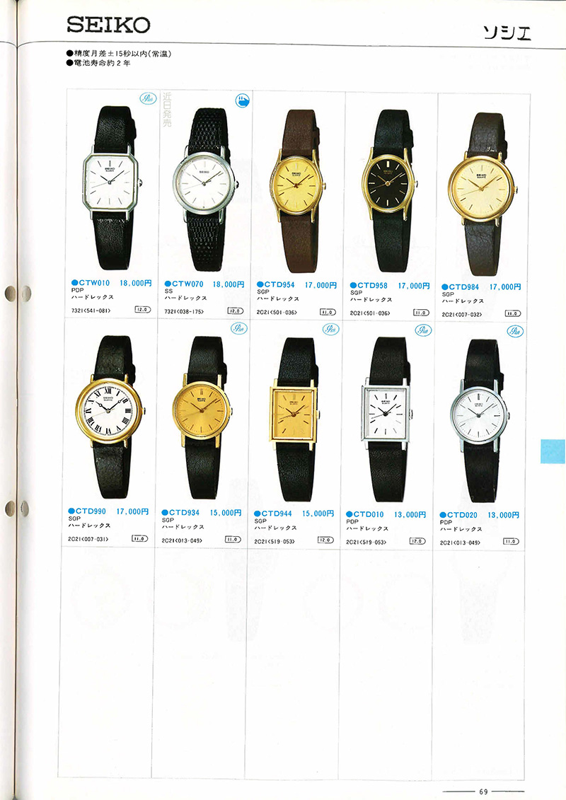 Seiko Catalog