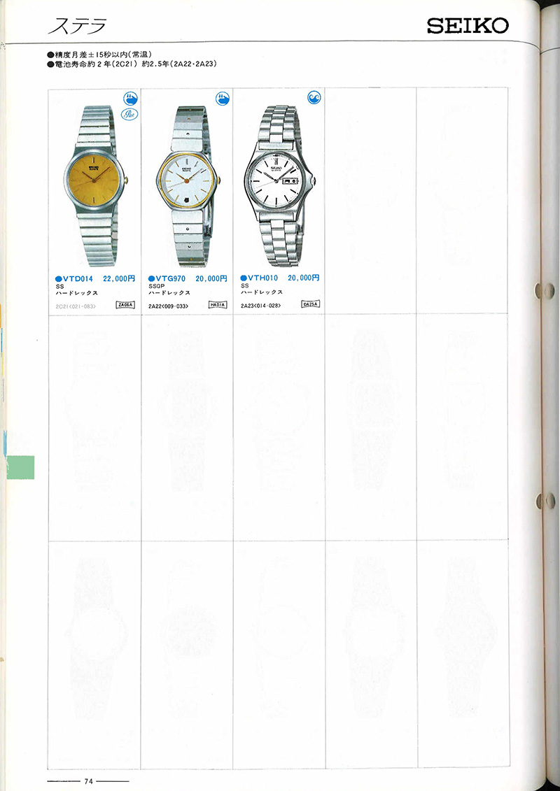 Seiko Catalog