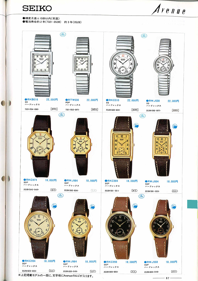 Seiko Catalog