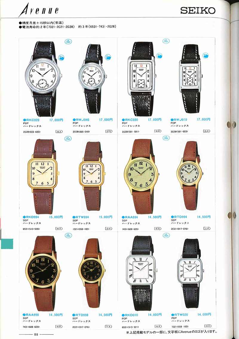 Seiko Catalog