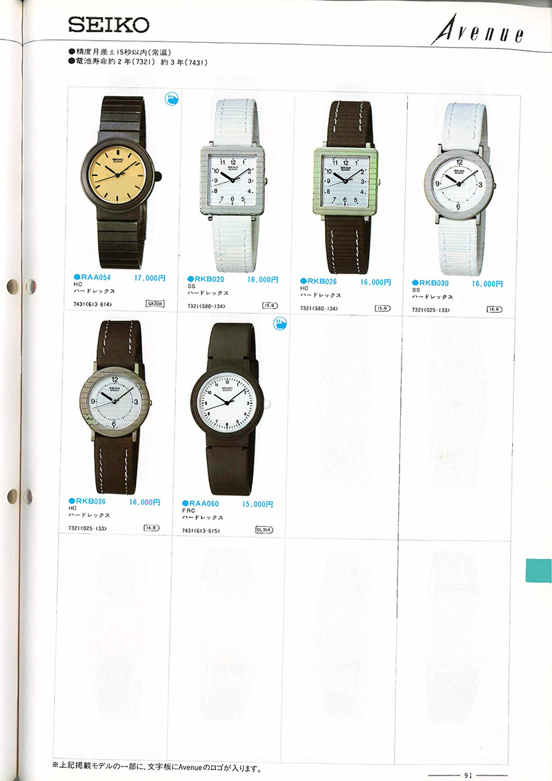 Seiko Catalog