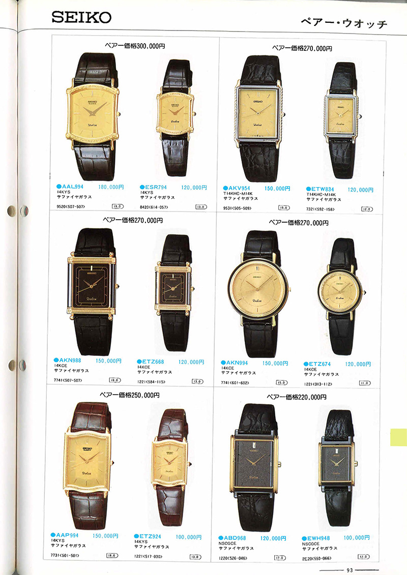 Seiko Catalog