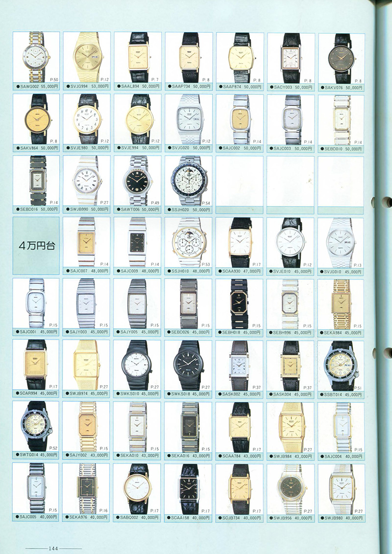 Seiko Catalog