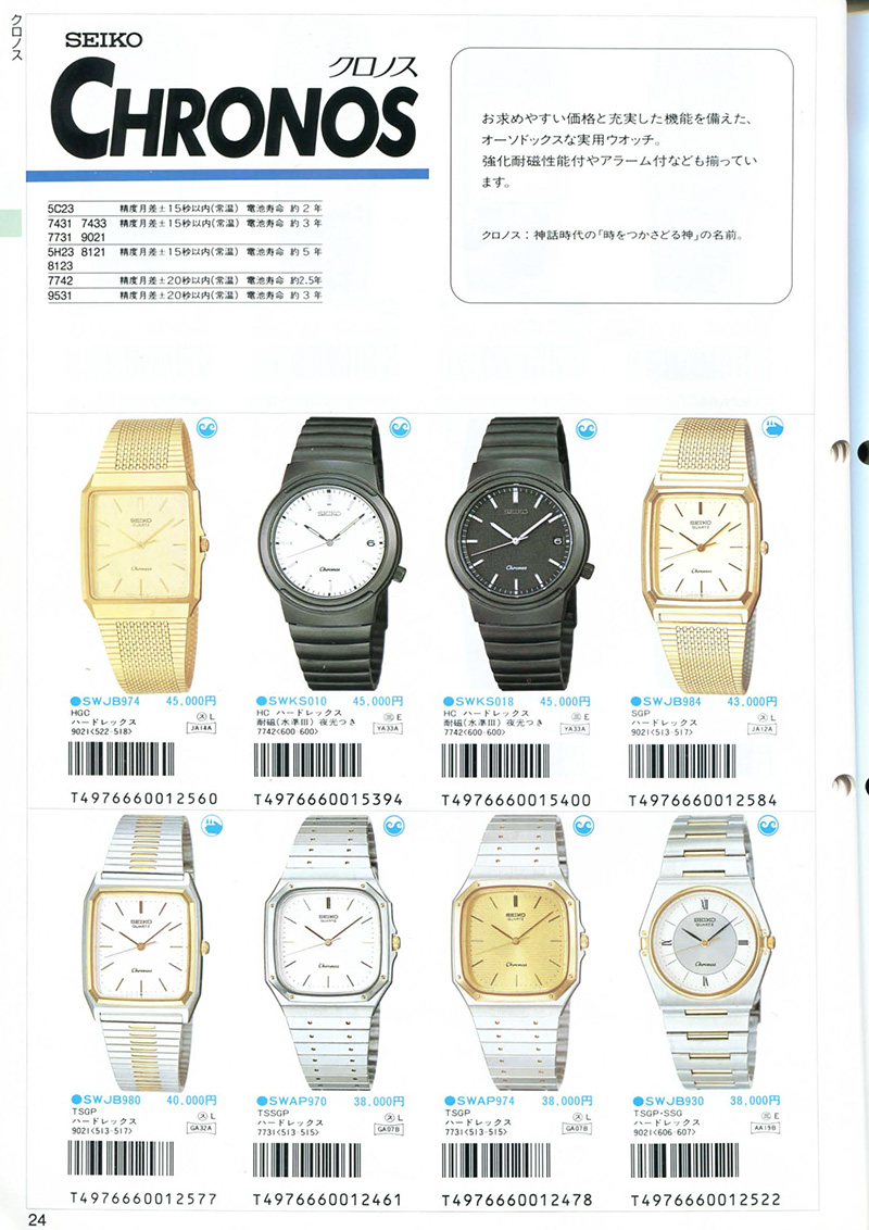 Seiko Catalog