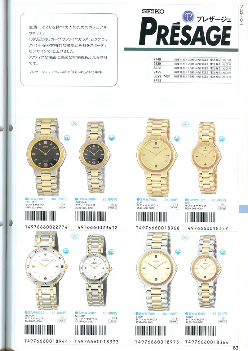 Seiko Catalog